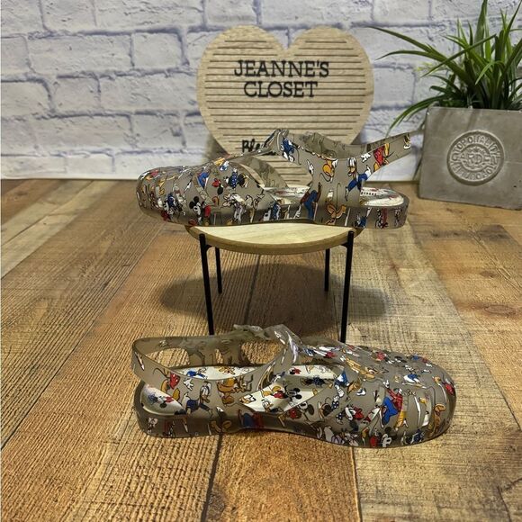 Adult Melissa Possession + Disney’s Mickey & Friends Sandal size 8 clear - Picture 2 of 8